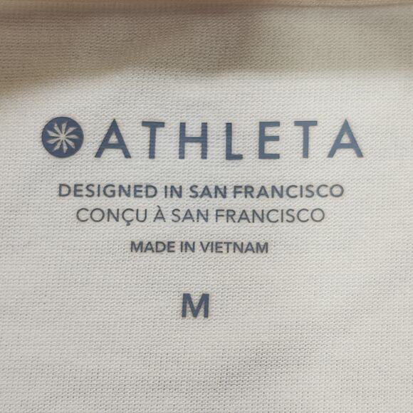 Athleta Foresthill Ascent Tank Top Cream Sleeveless Wool Nylon Stretch Hiking - Picture 5 of 9